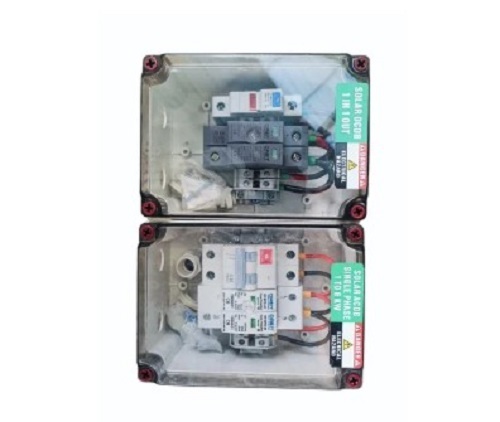 Solar Acdb Dcdb - 600V DC, 32A, 50Hz, White, 1 IN 1 OUT | Low Maintenance, Customizable Size, Commercial Home Industrial