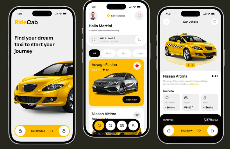 Taxi Booking App Development Service