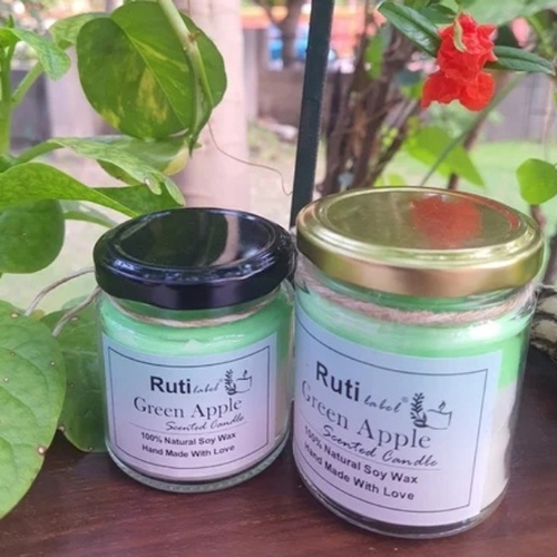 Glass Jar Scanted Candle