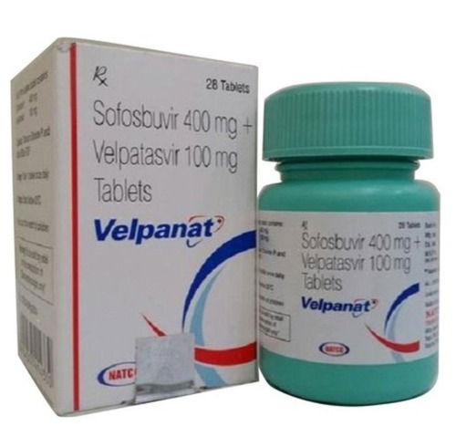 Sofosbuvir 400 Mg Velpatasvir 100mg Tablets