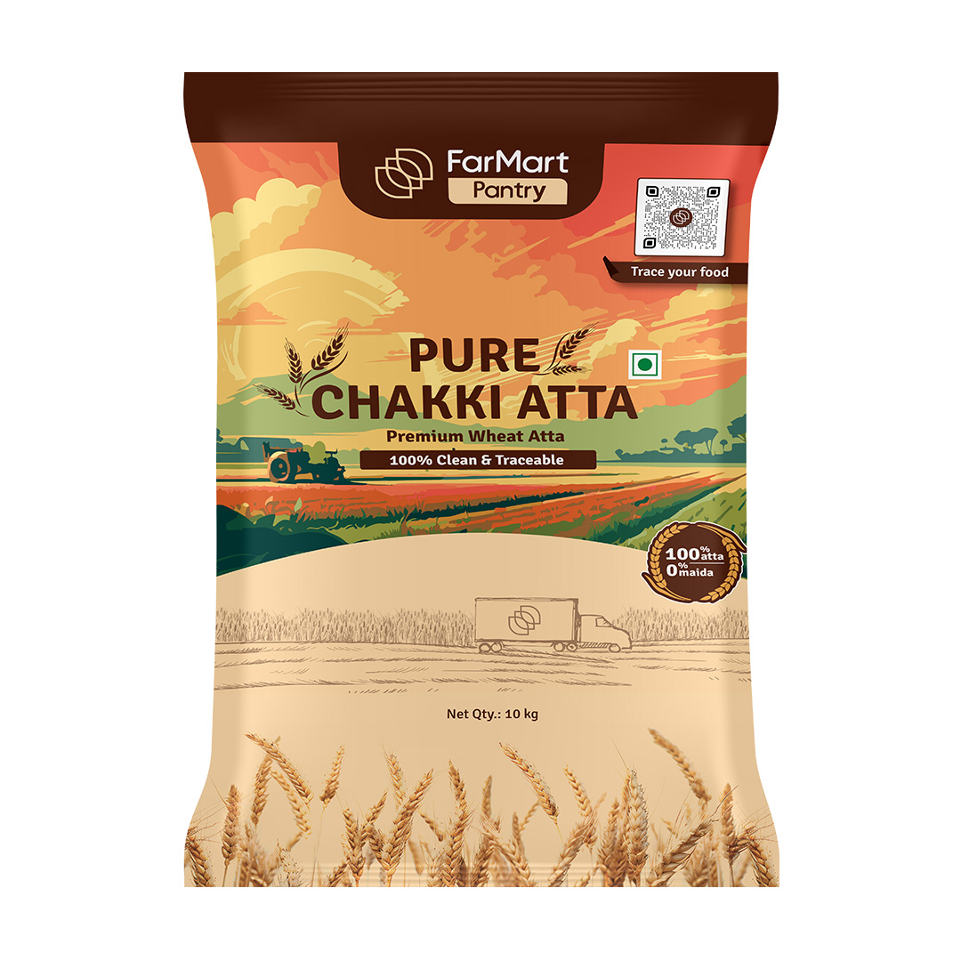 Farmart Pantry Pure Chakki Atta 10kg