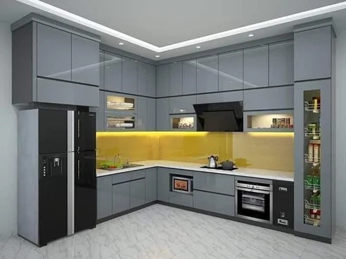 Modular Kitchen Acrylic And Mica