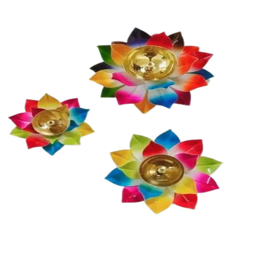 Multicolour Akhand Diya