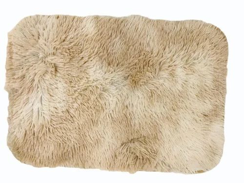 Rectangular Faux Fur Door Mat