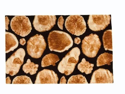 Rectangular Printed Cotton Door Mat