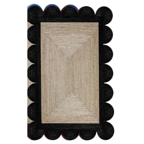 15x12 Inch Braided Jute Rug