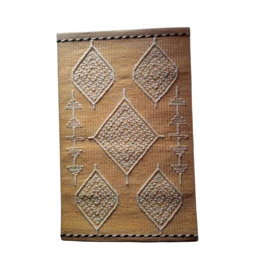 2x3ft Tan Cotton Rug