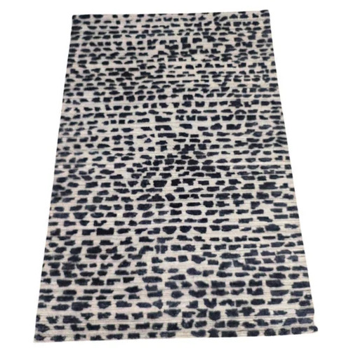 Black Rectangular Handmade Carpets