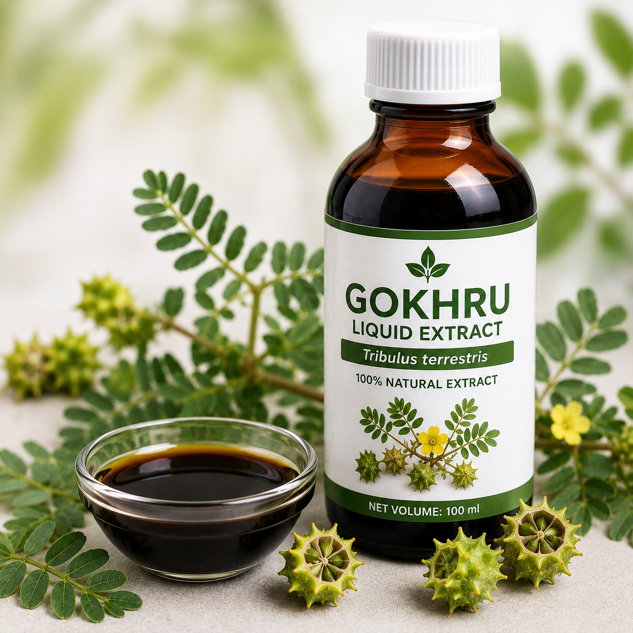 Gokhru Liquid Extract