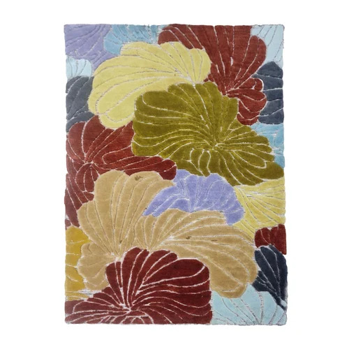 Maroon Rectangular Handmade Carpets