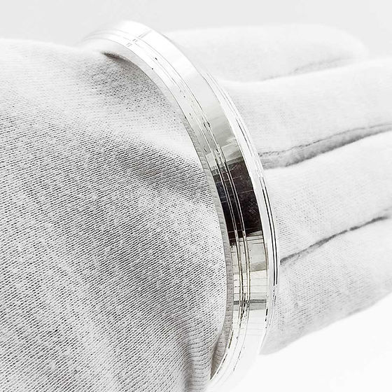 Mens Heavy Sikh Silver Kada 200Gm - Gender: Unisex
