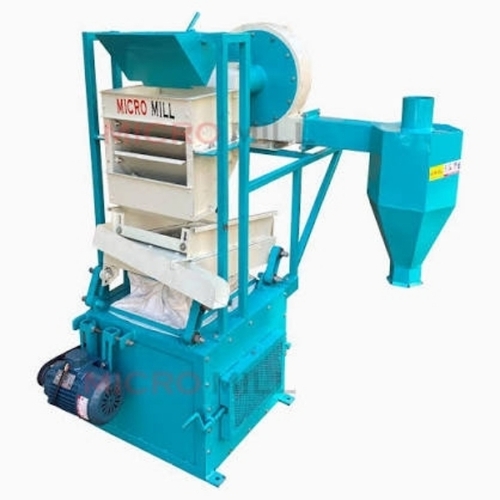Micro Mill Destoner Machine 400 Kg Destoner With Blower Machine Grains Cleaning Machine