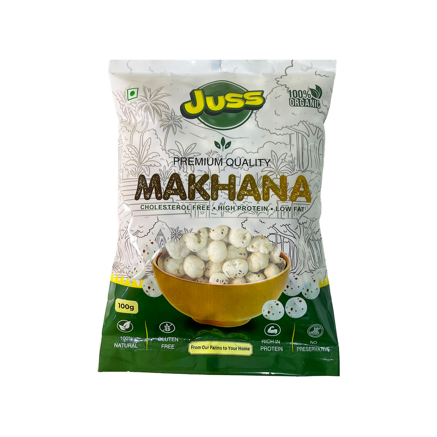 Raw Makhana