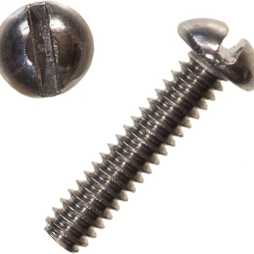 Slotted machine screw