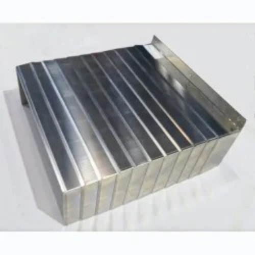 Steel coated fabric slide guide bellow cover
