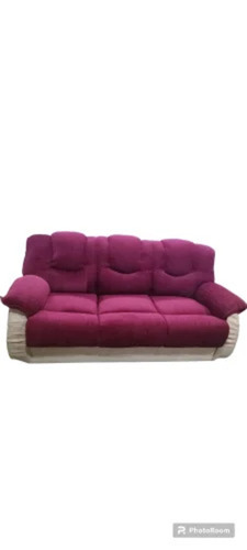 Wooden Recron Sofa Set - Color: All
