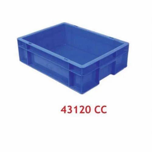 43120 Industrial Plastic Crate 400x300x120mm