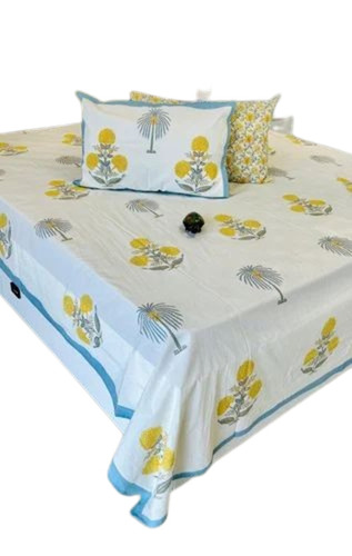 Designer Hand Block Printed Bedsheet