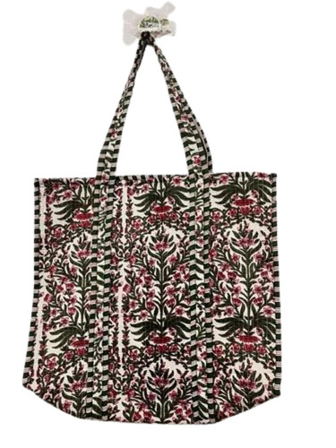 Hand Block Printed Fashion Tote Bag