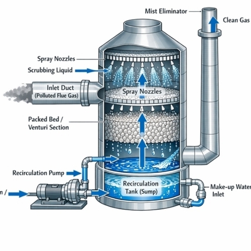 Industrial Wet Scrubber System