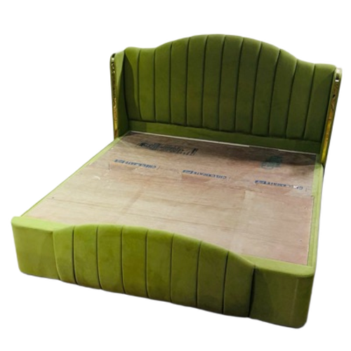 Olive German Velvet Bed