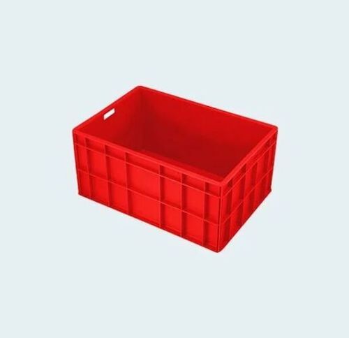 Red Plastic Jumbo Crates