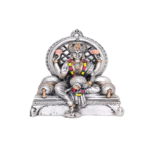 Silver Laxmi Statue By Jai Shree Krishna Arts