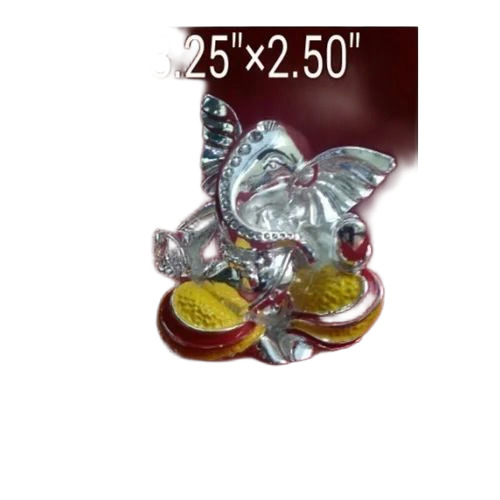 Silver Plated Ganesha Statue