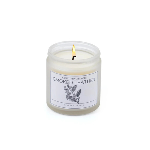 Smoked Leather Scented Candle