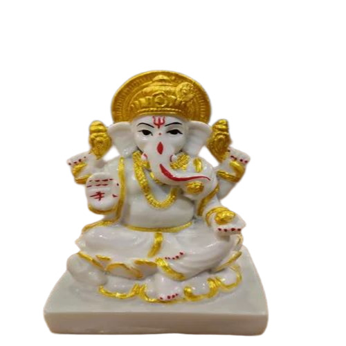White Ganesha Statue