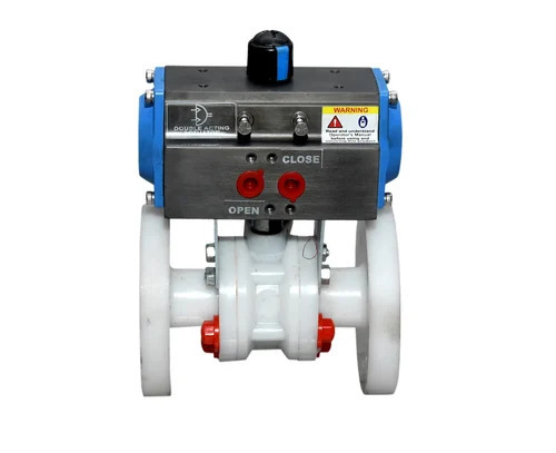 4.5 Inch Pneumatic Actuator Operated Ball Valve