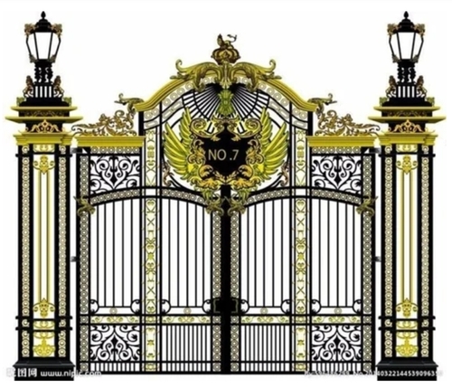 8 Feet Ms Casting Security Gate
