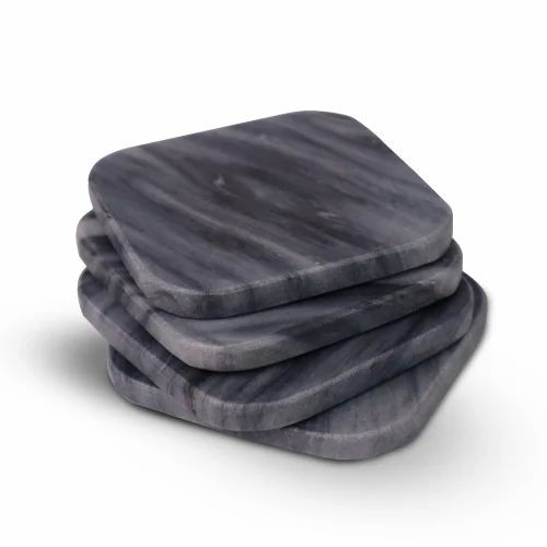 Black Marble Coasters