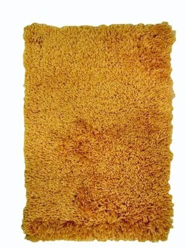 Brown Color Plain Bathroom Mat - Design: Modern