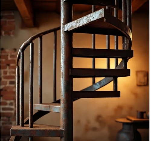 Cast Iron Stair Railing