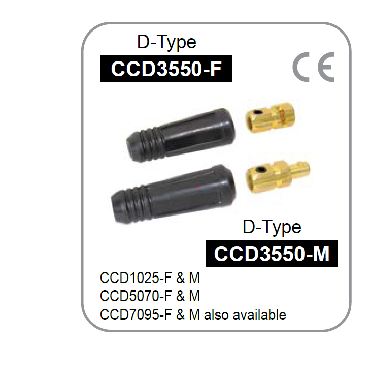D Type Welding Cable Connector