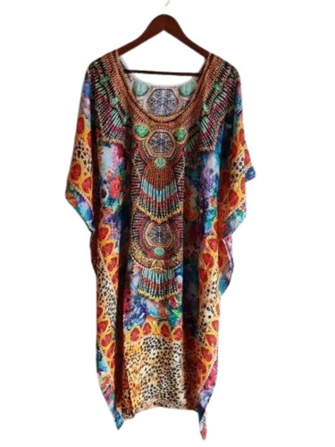 Digital Printed Multi Color Cotton Kaftans