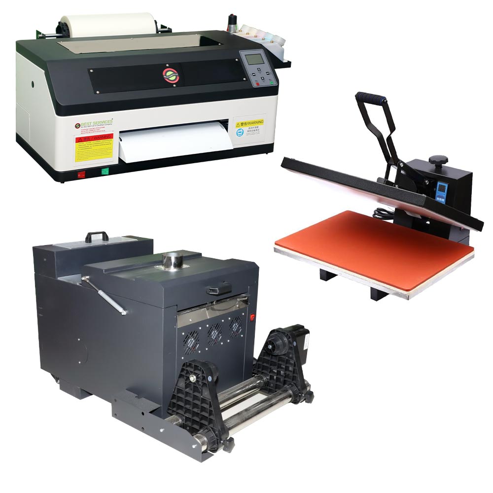 Dtf Printer Xp600 With Powder Shaker And Heat Press - Scanning Resolution: 2800 Dbi