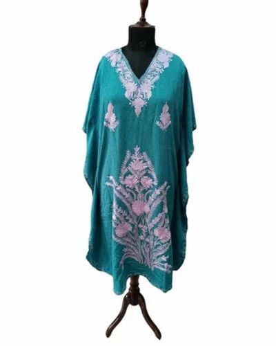 Floral Printed Cotton Kaftan