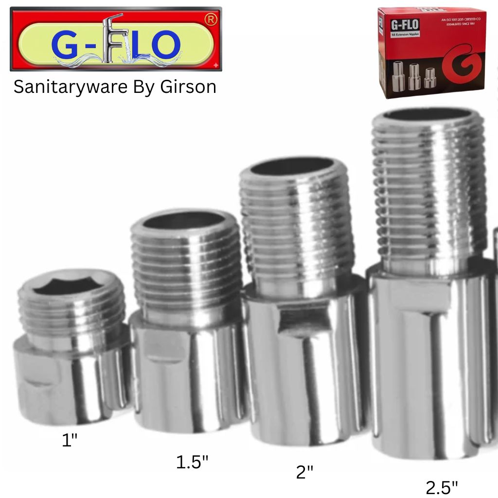 G -flo Nipple Extension - Material: Stainless Steel