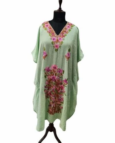 Kashmiri Cotton Short Kaftan