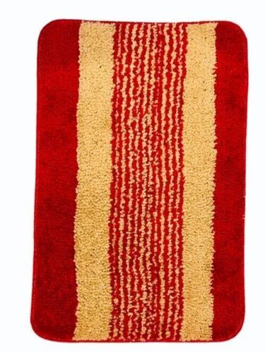 Striped Cotton Bath Mat