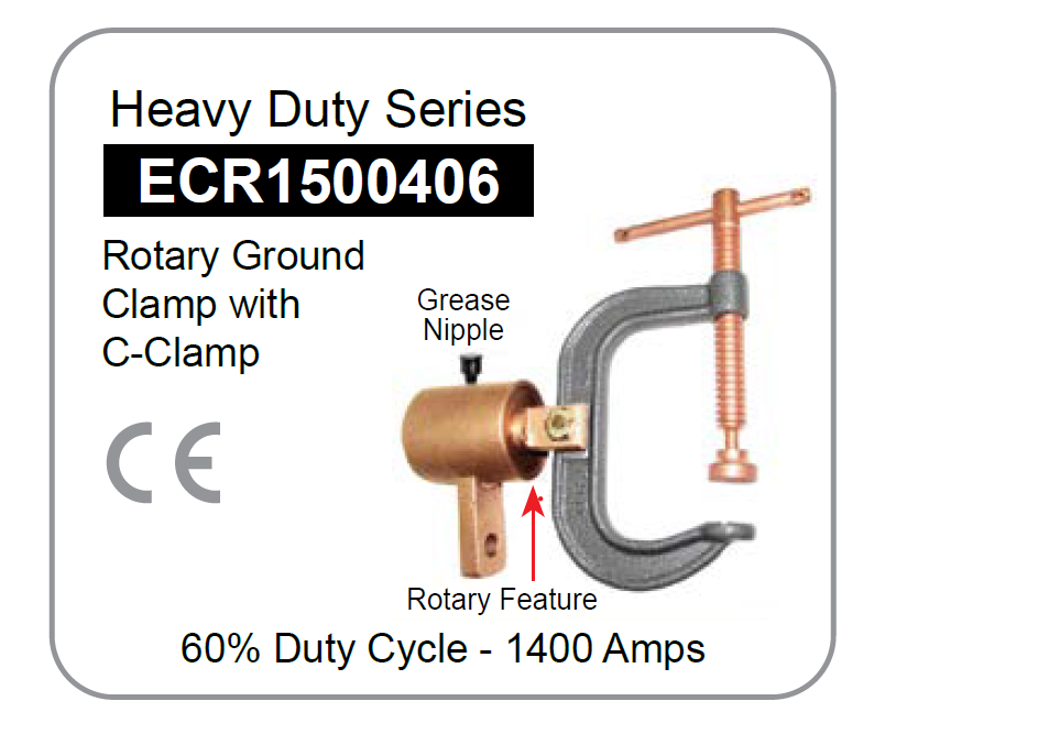 Welsprigng - Heavy Duty Rotary Ground Clamp