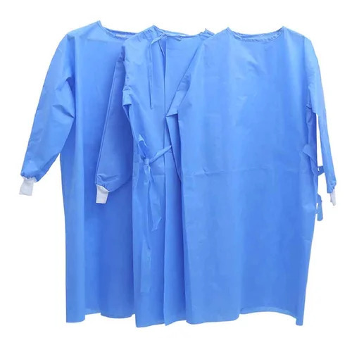 Blue Disposable Surgical Gown
