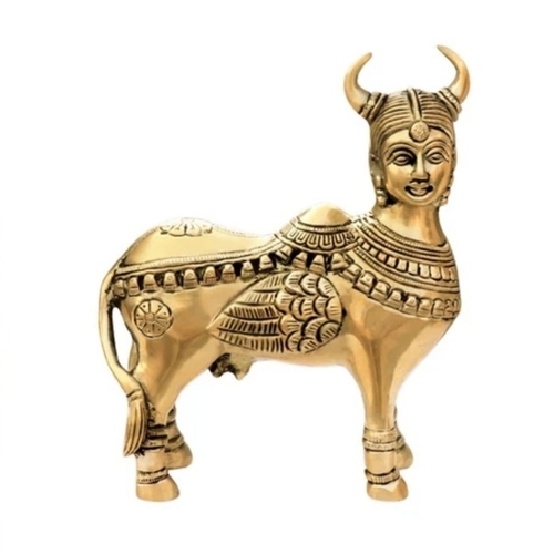 Brass Big Kamadhenu Cow Statue