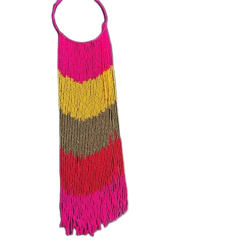 Fancy Multicolor Beaded Necklace