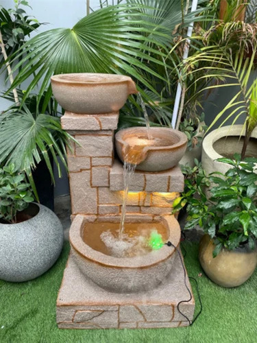 Fiberglass Bowl Water Fountain - Color: All