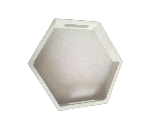 Hexagonal Wooden Tray
