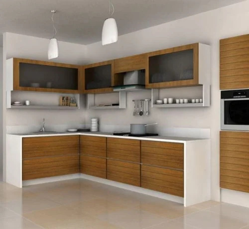 L Shape Modular Kitchen