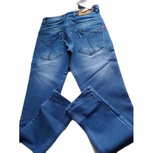 Light Blue Slim Fit Denim Jeans